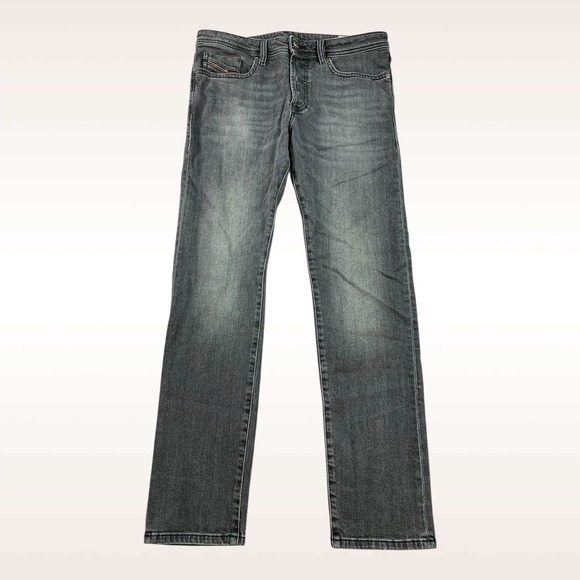 Diesel Buster Jeans Mens 31x32 Black Slim Tapered Fit‎ Button Fly Stretch Denim
